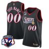 Philadelphia 76ers Custom Swingman Jersey - 24th Season Patch - All Stitched