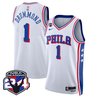 Men's Philadelphia 76ers Swingman Jersey - 24th Season Patch - All Stitched