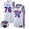 Men's Philadelphia 76ers Swingman Jersey - 24th Season Patch - All Stitched