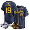 Men's Milwaukee Brewers 2026 World Series Vapor Premier Limited Jersey V2 - Bob Uecker Patch - All Stitched