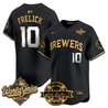 Men's Milwaukee Brewers 2026 World Series Vapor Premier Limited Jersey V2 - Bob Uecker Patch - All Stitched