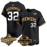 Men's Milwaukee Brewers 2026 World Series Vapor Premier Limited Jersey V2 - Bob Uecker Patch - All Stitched