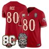 Men's San Francisco 49ers Día de los Muertos Vapor Limited Jersey - 80th Anniversary Patch - All Stitched