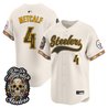 Men's Pittsburgh Steelers Día de los Muertos Vapor Limited Baseball Jersey - All Stitched