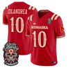 Men's Nebraska Cornhuskers Día de los Muertos Vapor Limited Jersey - All Stitched