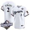 Men's Milwaukee Brewers Throwback Vapor Premier Limited Jersey - 2026 World Series - All Stitched