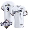 Men's Milwaukee Brewers Throwback Vapor Premier Limited Jersey - 2026 World Series - All Stitched