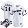Men's Milwaukee Brewers Throwback Vapor Premier Limited Jersey - 2026 World Series - All Stitched