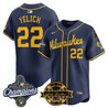 Men's Milwaukee Brewers 2026 World Series Champions Vapor Premier Limited Jersey - Bob Uecker Patch - All Stitched