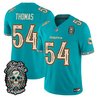 Men's Miami Dolphins Día de los Muertos Vapor Limited Jersey - All Stitched