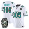 Men's Miami Dolphins Día de los Muertos Vapor Limited Jersey - All Stitched