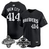 Men's Milwaukee Brewers 2026 World Series Champions Vapor Premier Limited Jersey - Old English Edition - All Stitched