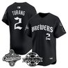 Men's Milwaukee Brewers 2026 World Series Champions Vapor Premier Limited Jersey - Old English Edition - All Stitched