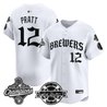 Men's Milwaukee Brewers 2026 World Series Champions Vapor Premier Limited Jersey - Old English Edition - All Stitched