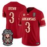 Men's Arkansas Razorbacks Día de los Muertos Vapor Limited Jersey - All Stitched