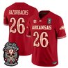 Men's Arkansas Razorbacks Día de los Muertos Vapor Limited Jersey - All Stitched