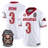 Men's Arkansas Razorbacks Día de los Muertos Vapor Limited Jersey - All Stitched