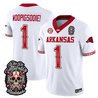 Men's Arkansas Razorbacks Día de los Muertos Vapor Limited Jersey - All Stitched