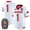 Men's Arkansas Razorbacks Día de los Muertos Vapor Limited Jersey - All Stitched