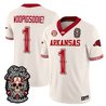 Men's Arkansas Razorbacks Día de los Muertos Vapor Limited Jersey - All Stitched