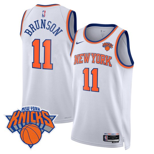 Men's New York Knicks Swingman Jersey V2 - All Stitched