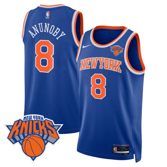 Men's New York Knicks Swingman Jersey V2 - All Stitched