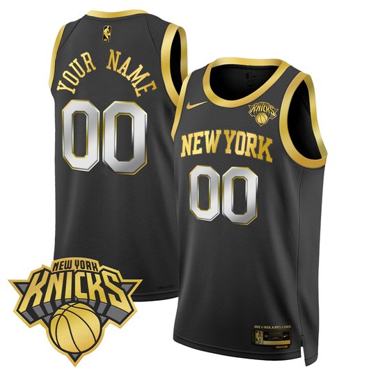New York Knicks Swingman Custom Jersey V2 - All Stitched
