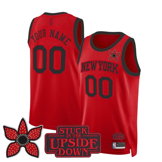 New York Knicks 'Stranger Things Edition' Swingman Custom Jersey - All Stitched