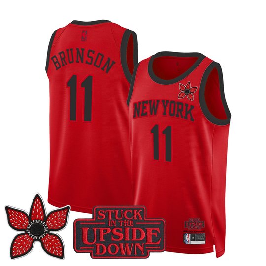 New York Knicks 'Stranger Things Edition' Swingman Jersey - All Stitched