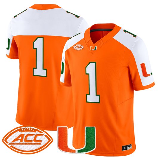 Men's Miami Hurricanes 2026 Vapor Limited Jersey - All Stitched