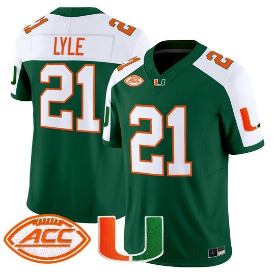 Men's Miami Hurricanes 2026 Vapor Limited Jersey - All Stitched