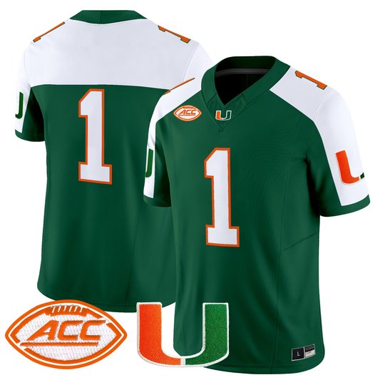 Men's Miami Hurricanes 2026 Vapor Limited Jersey - All Stitched