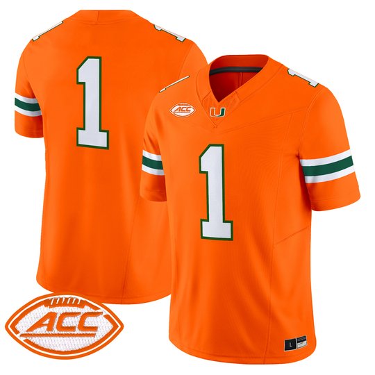 Men's Miami Hurricanes 2026 Vapor Limited Jersey - All Stitched