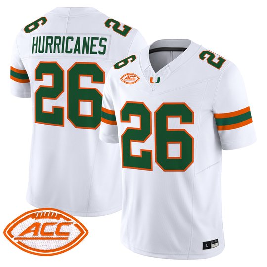 Men's Miami Hurricanes 2026 Vapor Limited Jersey - All Stitched