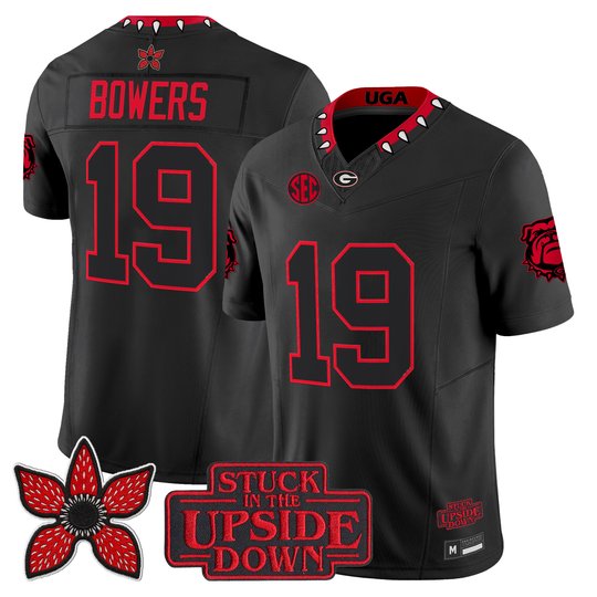 Men's Georgia Bulldogs 'Stranger Things Edition' Vapor Limited Jersey - All Stitched