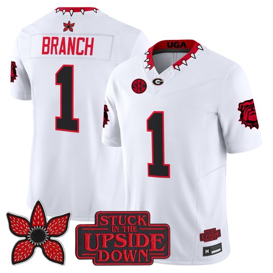 Men's Georgia Bulldogs 'Stranger Things Edition' Vapor Limited Jersey - All Stitched