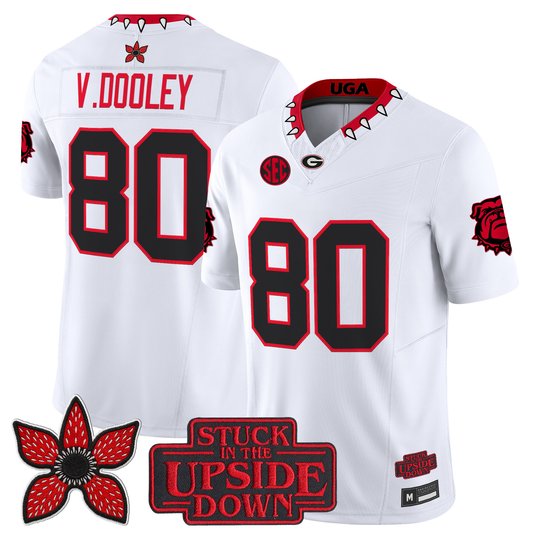 Men's Georgia Bulldogs 'Stranger Things Edition' Vapor Limited Jersey - All Stitched