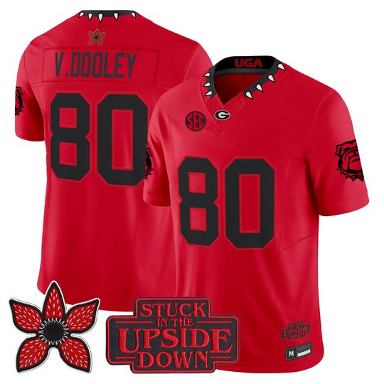 Men's Georgia Bulldogs 'Stranger Things Edition' Vapor Limited Jersey - All Stitched