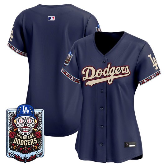Women's Los Angeles Dodgers Día de los Muertos Vapor Premier Limited Jersey - Stitched