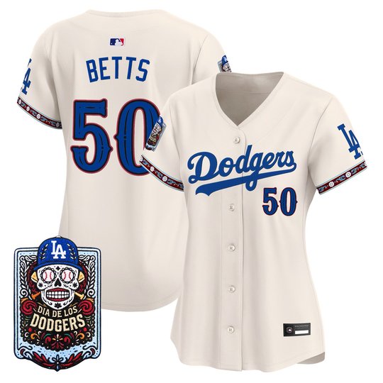 Women's Los Angeles Dodgers Día de los Muertos Vapor Premier Limited Jersey - Stitched
