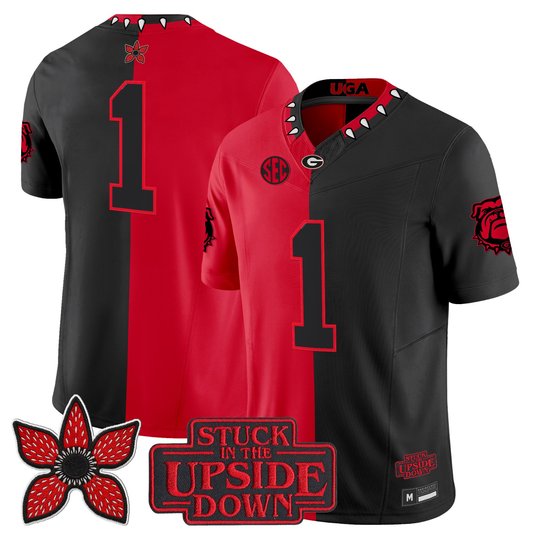 Men's Georgia Bulldogs 'Stranger Things Edition' Vapor Limited Jersey - All Stitched