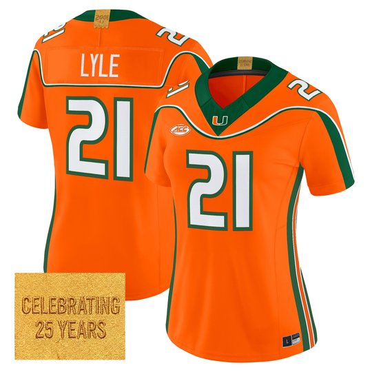 Women's Miami Hurricanes 2001 Throwback Vapor Limited Jersey - All Stitched