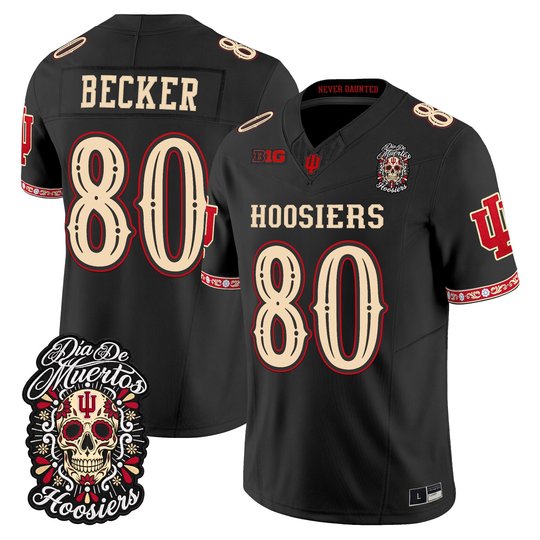 Men's Indiana Hoosiers Día de los Muertos Vapor Limited Jersey - All Stitched