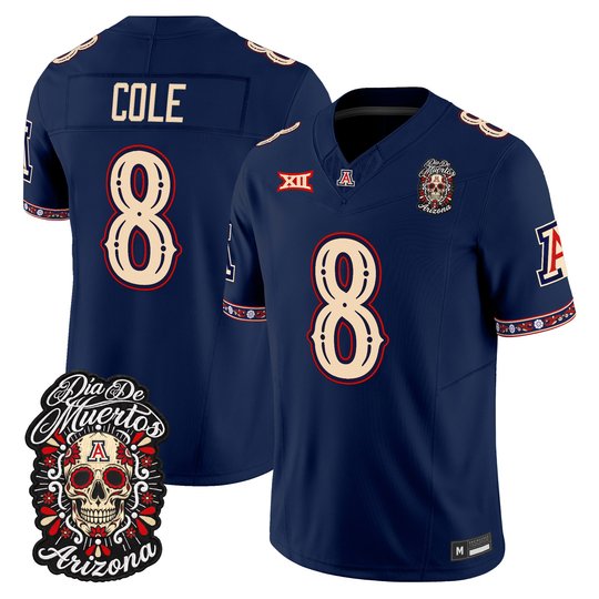 Men's Arizona Wildcats Día de los Muertos Vapor Limited Jersey - All Stitched