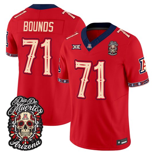 Men's Arizona Wildcats Día de los Muertos Vapor Limited Jersey - All Stitched