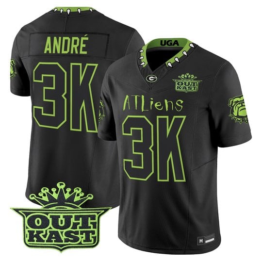 Outkast x Georgia Bulldogs Vapor Limited Jersey V2 - All stitched