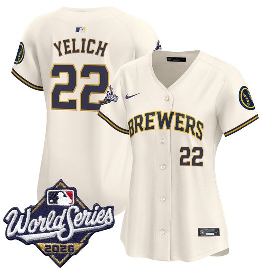 Women's Milwaukee Brewers 2026 World Series Vapor Premier Limited Jersey - All Stitched