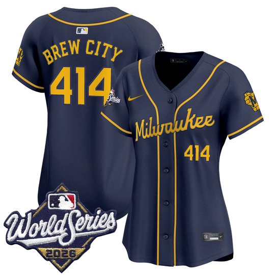 Women's Milwaukee Brewers 2026 World Series Vapor Premier Limited Jersey - All Stitched
