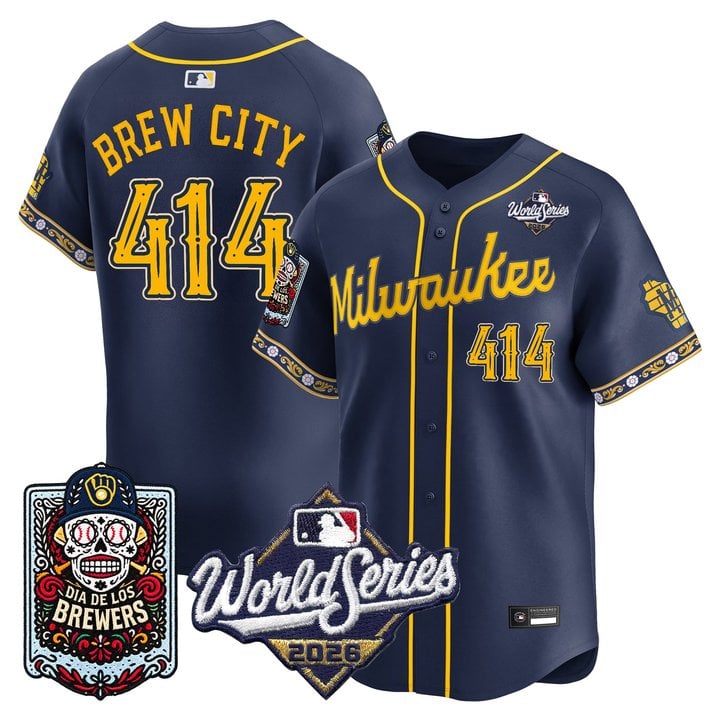 Men's Milwaukee Brewers Día de los Muertos Vapor Premier Limited Jersey - 2026 World Series - Stitched