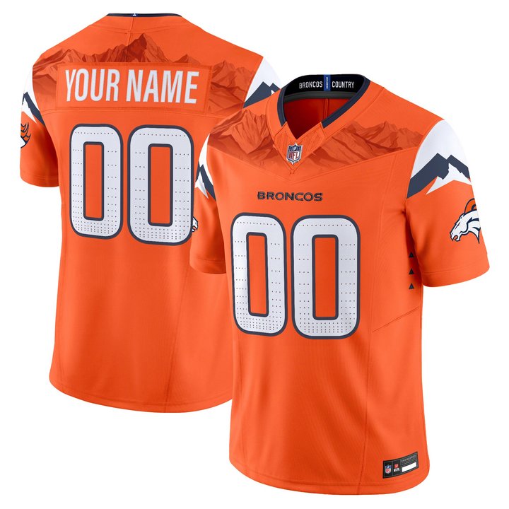 Denver Broncos Special Edition Vapor Limited Custom Jersey - Stitched